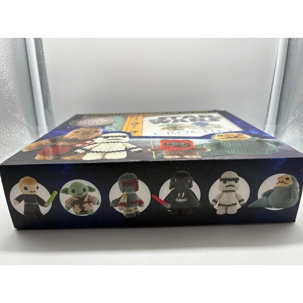 Star Wars Crochet Kit Activity Set 12 Patterns Yoda & R2-D2 Thunder Bay